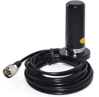 Oppxun Mini Dual Band VHF UHF HH-N2RS Antenna with Magnetic Mount 5M RG316 Cable for Car Vehicle Mobile Radio QYT TYT