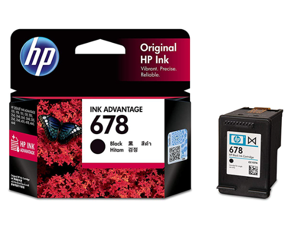 HP 678 Black Advantage Cartridge Compatible with HP Deskjet