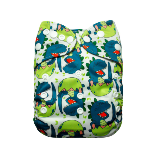 Cathy Baby Charcoal Inner Cloth Diaper Printed One Size Reusable Washable Pocket Bamboo Charcoal Cloth Nappy N6