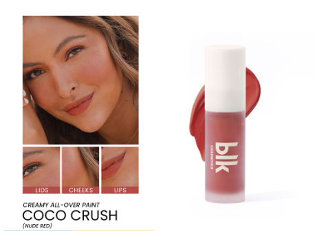 blk cosmetics fresh creamy all over paint coco crush