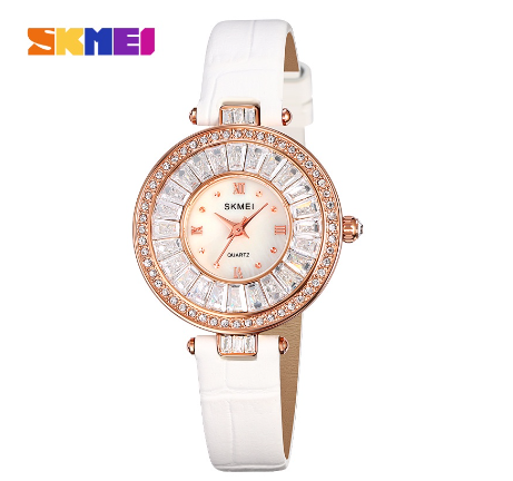 Skmei Elegant Sensual Waterproof Women's Watch 2009 WHITE