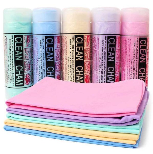 Motorcycle car clean cham synthetic Chamois