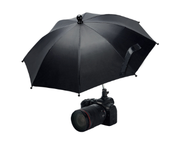 JJC CU-XL Camera Umbrella Hot Shoe Mount Rain Coat Protection Cover for Mirrorless DSLR Camera with Hot Shoe