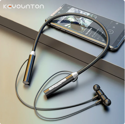 YD08 Bluetooth Earphones Wireless Headphones Magnetic Sport Neckband Neck-hanging TWS Earbuds Wireless Bluetooth Headset with Mic