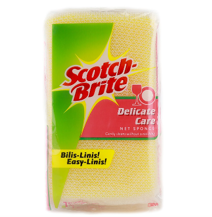 Scotch Brite Delicate Care Sponge Net 3pcs
