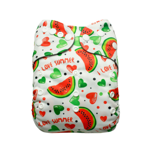 Cathy Baby Charcoal Inner Cloth Diaper Printed One Size Reusable Washable Pocket Bamboo Charcoal Cloth Nappy N7