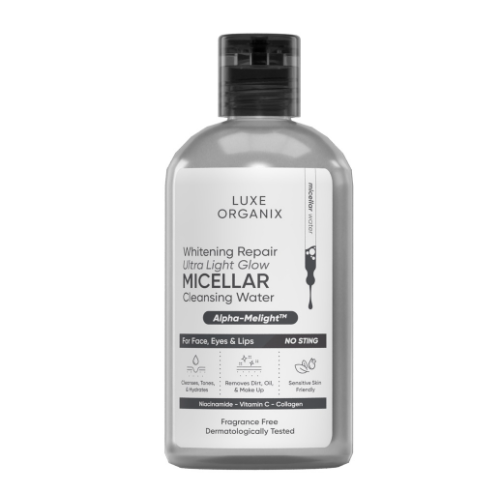 LUXE ORGANIX Whitening Repair Ultra Light Glow Micellar Cleansing Beauty Water 300ML