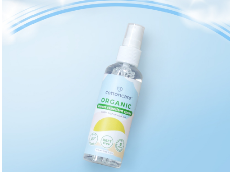 Cottoncare(100ML) Organic Citronella Insect Repellant Spray DEET free Natural Bite