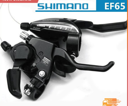 Shimano Original EF65 Mountain Bike Bicycle Aluminum Alloy Single 3/7/8/9 Left Right Speed Trigger Shifter Brake Derailleur