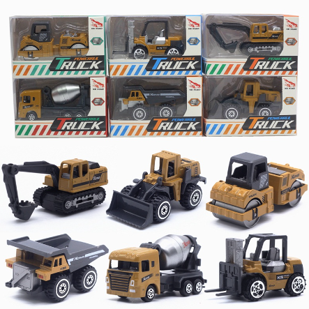 Alloy Model Alloy 1:64 Construction Engineering Vehicle Dump Truck Diecast Mini Car Metal Gift
