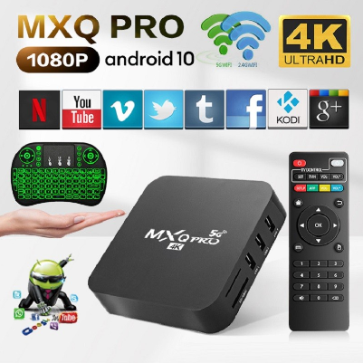 MXQ Pro TV Box 4K HD 2.4G/5G Wi-Fi Connection MaliG31 CPU Media Player Set Top Box
