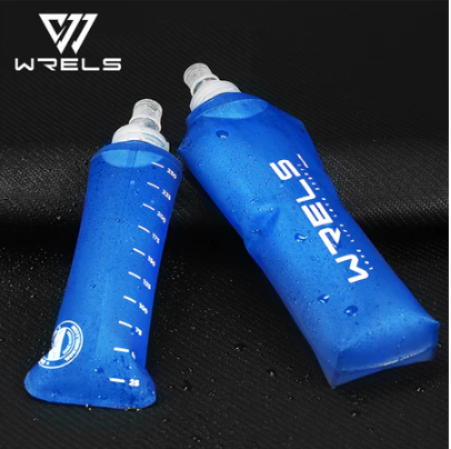 Wrels 150ml 250ml 500ml TPU Soft Collapsible Water Bottles for Running BPA Free
