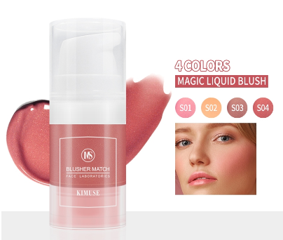 Kimuse Liquid Blush Long Lasting Waterproof Sweat Proof Non Fade Face Makeup
