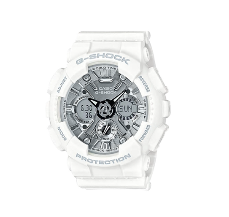 Casio G-Shock G-Shock White Resin Watch For Women CGMA-S120MF-7A1DR