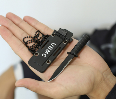 Necklace Men's Sports Outdoor Camping Survival Tools Polkunk Domineering Domineering Pendant