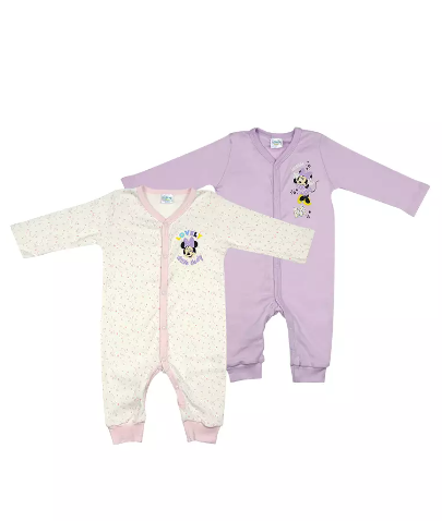 What Kids Want x Disney Baby Minnie Sleepsuit Pack of 2
