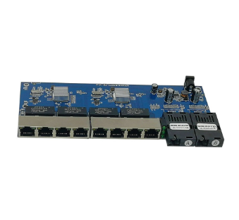 High Quality Fiber Optic Equipment Gigabit 8 RJ45 Port and 2 SC Port 3KM Reverse POE Switch Media C