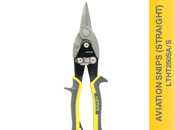 Lotus Aviation Snip STRAIGHT (Yellow) LAS250S - Cutting Tools