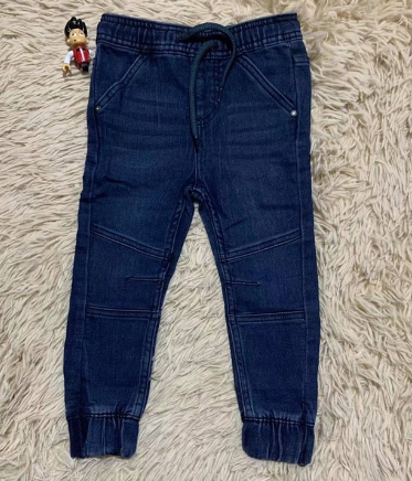 Zara Denim Jogger Pants For Kids