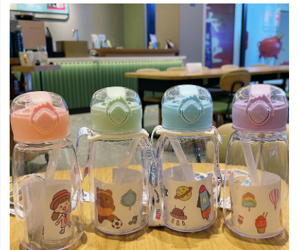 450ml sippy cup for baby Kids Straw Cup Feeding Nursing water juice Bottle Sippy Cup water tumbler