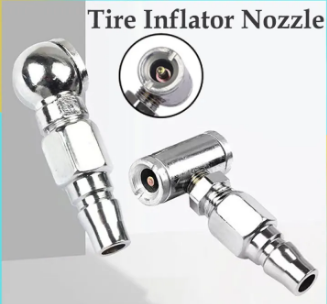 High Quality Car Tire Inflator Nozzle Car Air Chuck Double Head Tire Inflator Nozzle