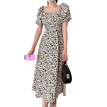 Lovito Women Zipper Dress LNA17057 (Multi-color)