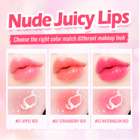 SANIYE 6 Colors Art Flower Ransparent Moisturizer Lip Balm L1121/L1246