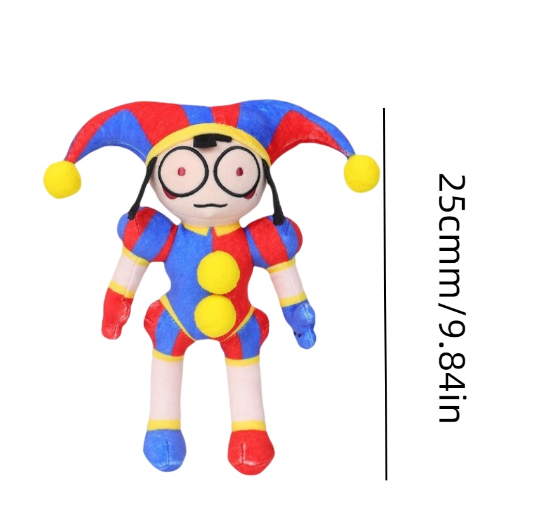 The Amazing Digital Circus Anime Cartoon Plush Pomni Jax Plush doll Toy Theater Rabbit Doll Stuffed Toys Christmas Gifts C5
