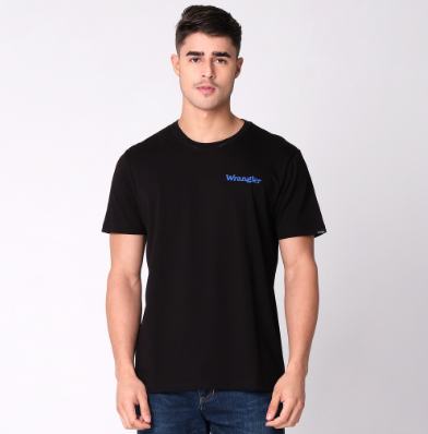 Wrangler Men's Logo Shirt Black