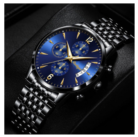 Original Luxury Fashion Luxury Stainless Steel Waterproof Luminous Watch Calendar Business Men's Watch 006