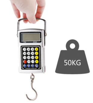 Creative Design Luggage Scale Fishing Scale Measuring Tape Clock