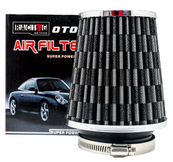 Racing Air Filter Super Power Flow 0402 (Carbon) - Washable and Reuseable