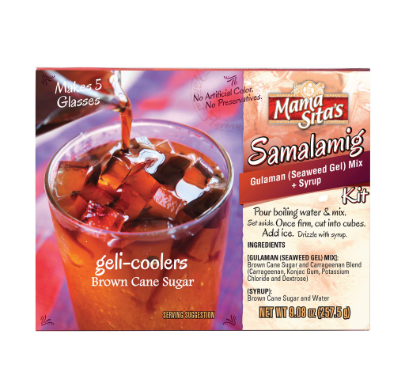 Mama Sita's Samalamig Geli-Cooler Kit Brown Cane Sugar 257.5g
