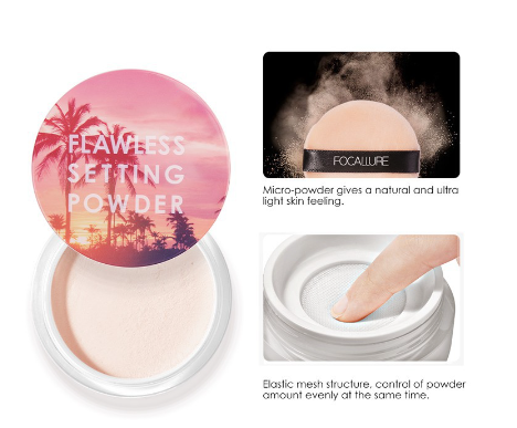 FOCALLURE Face Makeup Loose Powder Long-lasting Oil-control