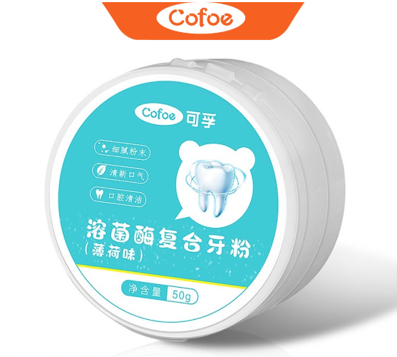 Cofoe Teeth Whitening Powder 50g Fresh Breath Remove Yellow Spots Cleaning Tool Oral Hygiene Teeth Care