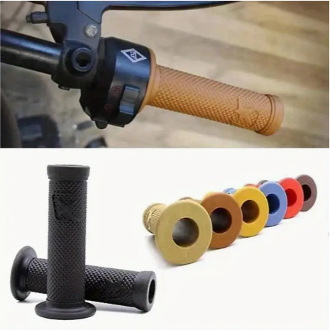 2pcs Motorcycle Rubber Hand Grips Soft Handle Gel Protector For Honda For Yamaha For Kawasaki For Ducati For Suzuki For Husaberg KTM For BMW
