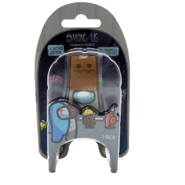 Among us Crewmate Dark Gray Brown Figure