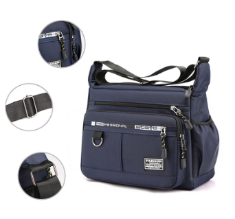 Shoulder Bag for Men Waterproof Messenger Bag Wear-resistant Backpack Men Multi-pocket Business Bag