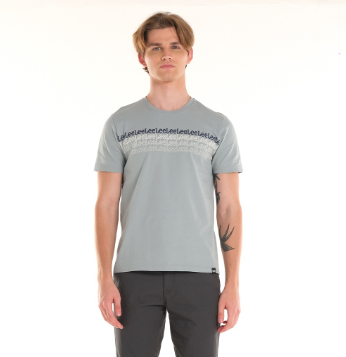 Lee Graphic T-Shirt Silver Bluefor Men