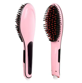 Professional Fast Hair Straightener Comb Brush with LCD Display HQT-906