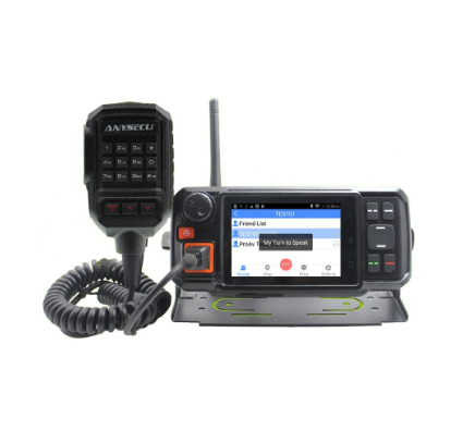 4G Android Network Transceiver GPS Walkie Talkie SOS Radio 4G-W2 Plus POC Mobile Radio Anysecu N60 Plus Car Mobile Radio