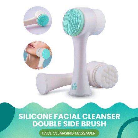 Facial Duo Pore Cleansing Brush & Massager  Health Fusion Beauty Bunny Kit  Skin Care Beauty Tool
