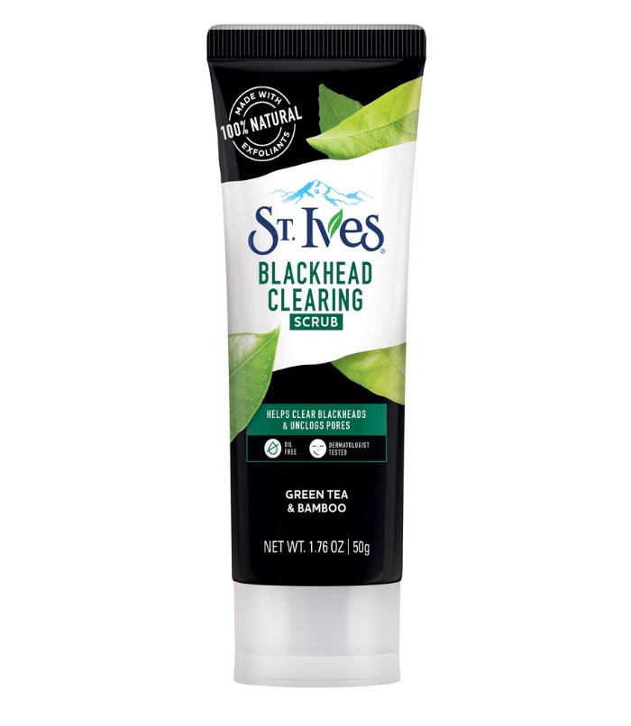 ST. IVES Blackhead Clearing Green Tea Face Scrub 50G