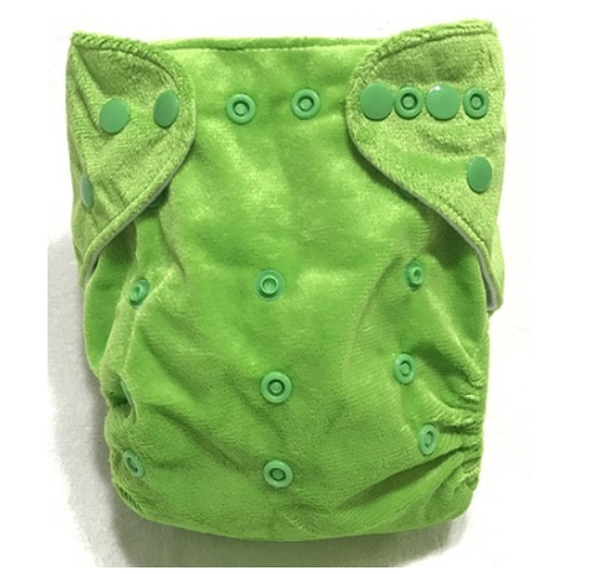 Washable Organic Baby Cloth Diaper with 1 Piece 3-Layer Insert S6