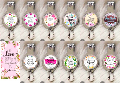 Bible Verse Nail Cutter W/ Bottle Opener & Key Ring