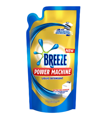 Breeze Powermachine with Ultraclean Concentrate Liquid Detergent Pouch  670ml