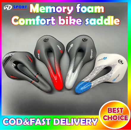 WD Memory foam bike saddle bike accessories mountain bike mountain bike cycling mtb 568