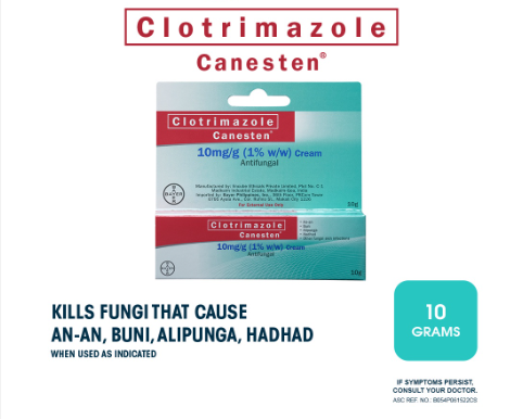 Canesten® Clotrimazole Antifungal Cream for Buni, Hadhad, An-an, Alipunga 10g