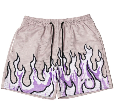 KINETIC "The Flame" Sports Shorts Men's Oversized Fitness Running Quick Dry Shorts Basketball Shorts