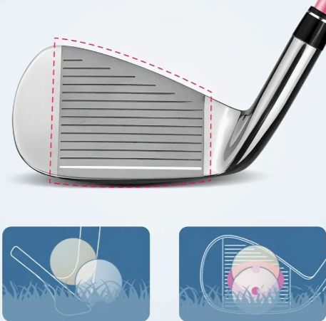 PGM G300 Women 7# Iron Club Right Hand Carbon Stainless Steel Trainer Clubs TIG035, Golf Accessories